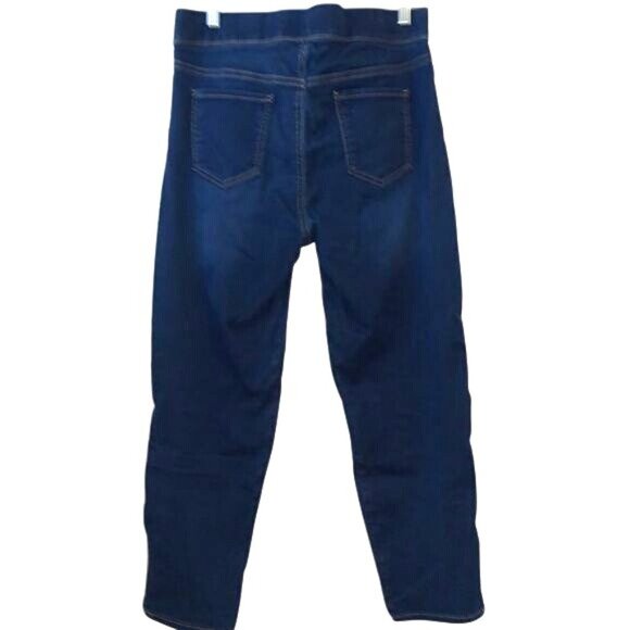 Gloria Vanderbilt Amanda Classic Tapered Jeans Size 12 Average Fit Dark Blue Str - Picture 8 of 12